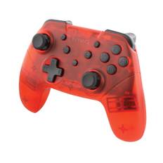 NYKO Wireless Core Controller for Switch PC Clear Red &