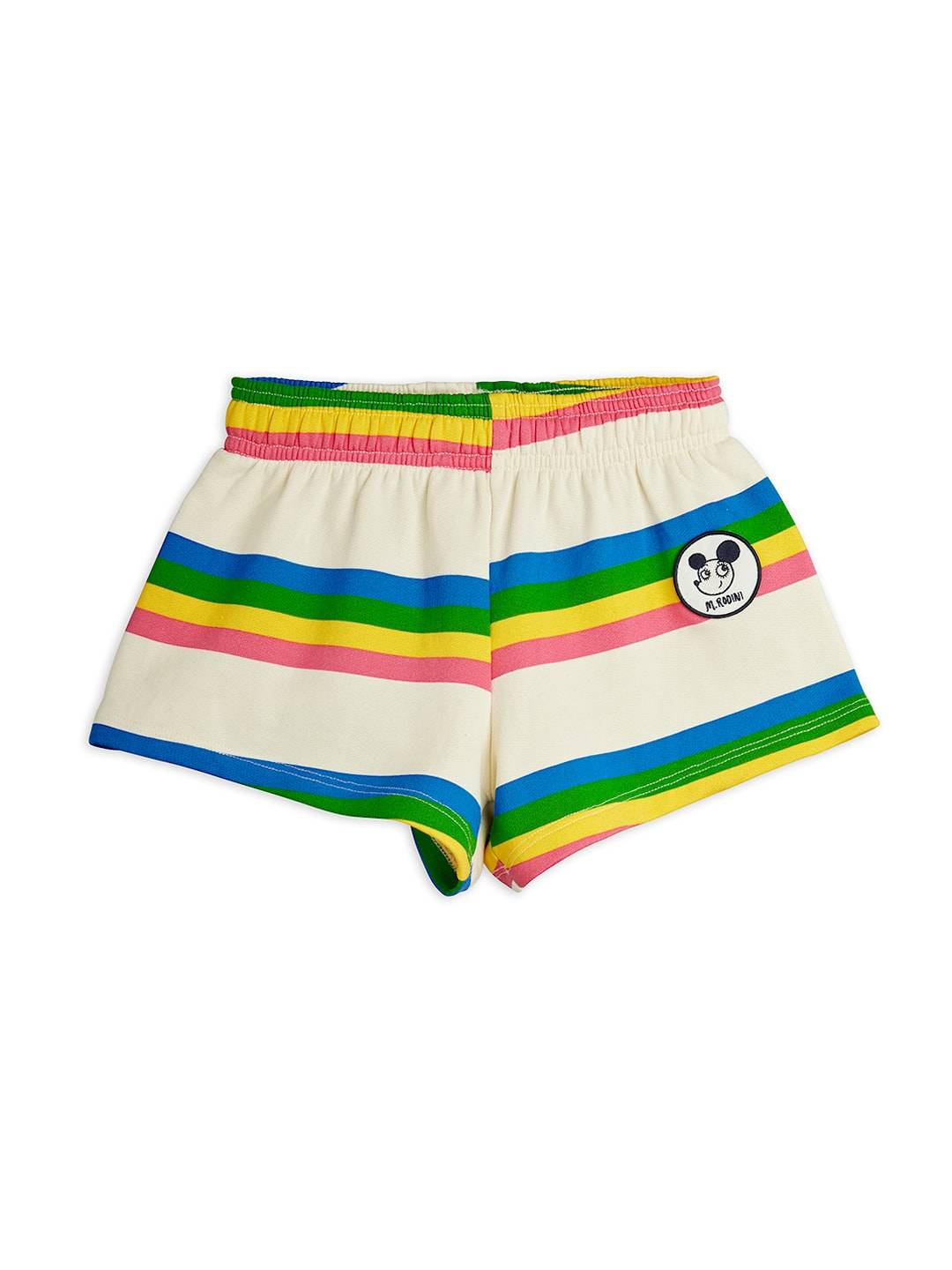 Mini Rodini Ritzratz Stripe Sweat Shorts Multi Multi 128/134 cm Creme 128/134 cm Drenge, Piger