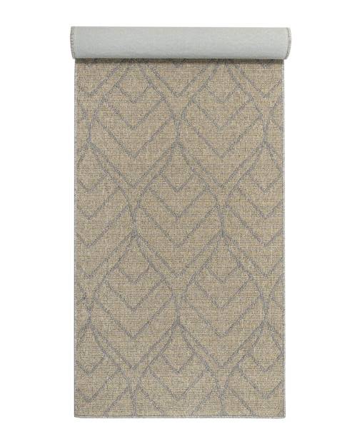 Fiore beige - gångmatta på metervara - 80 cm bred - Beige (80 cm)