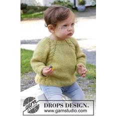 38-9 Baby Leaf Sweater by DROPS Design, fra Viking