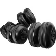 25kg vattenfyllda justerbara hantlar träning armmuskel fitness hantlar anti-slag bärbara resehantlar