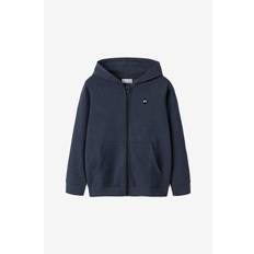 Name it kids - Huvtröja nkmVimo LS Sweat Card Bru - Blå