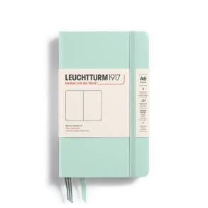 Leuchtturm1917 Notesbog, Pocket Hardcover, 187 sider, Mint green, blank