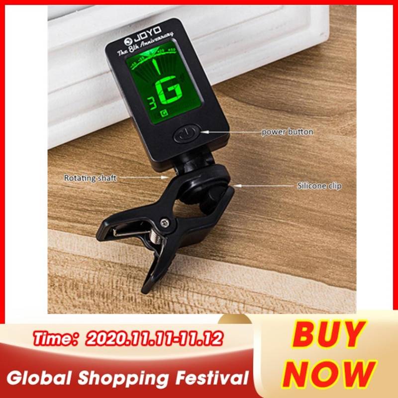 Akustisk gitarr tuner ukulele bas violin tuner tuner elektronisk tuner gitarr delar & tillbehör musikinstrument verktyg - Jt -1.