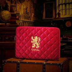 Retro Argyle Embroidered Laptop Bag, Fashion, Large Capacity, Suitable For Commute And Office Work - Burgundy - one-size