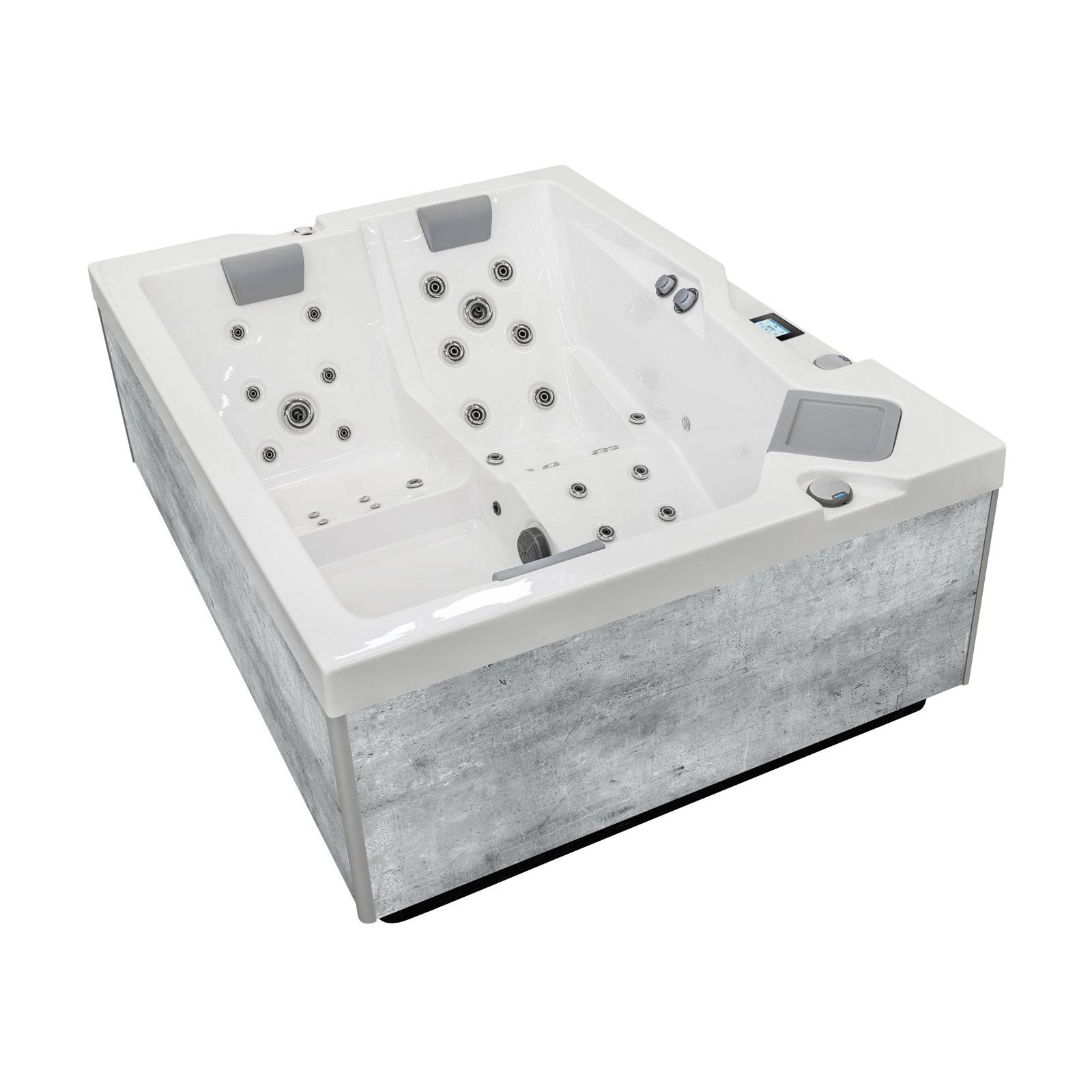 OKA 2 NEPHRITE 3 personers spa - Concrete