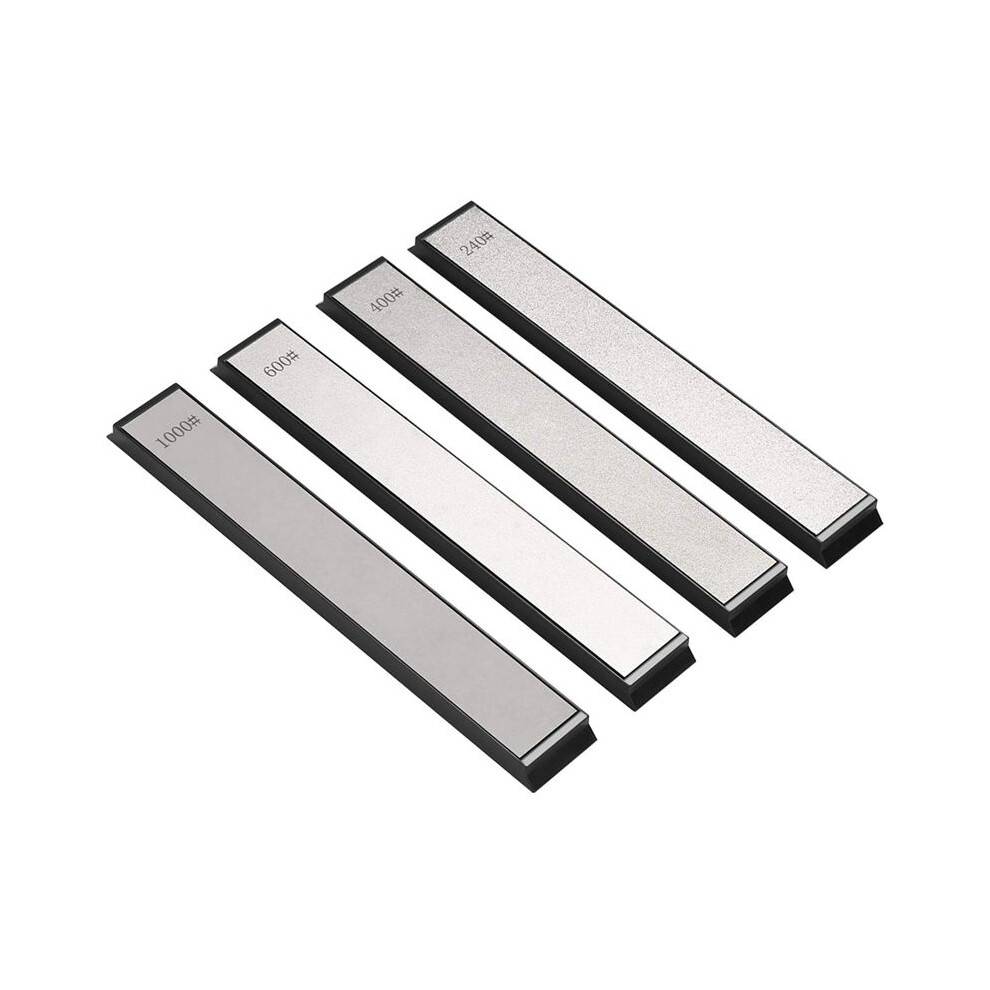Diamond Sharpening Plate Set 4 PCS Grit 240/400/600/1000 Knife Sharpener Stone,Knife Sharpening Stone for Kitchen Knife