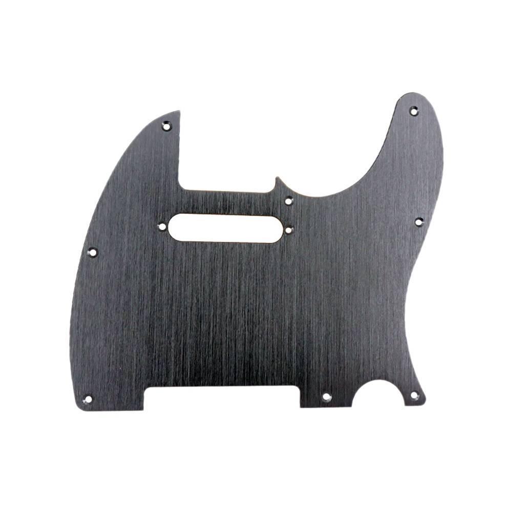 Black 8 Hole Tele Guitar Pickguard Metal Pick Guard for Standard Telecaster Pickguard Replacement