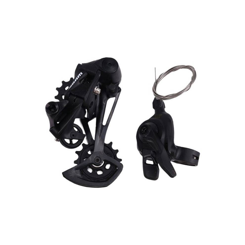 SX Finger-Shift Mountain Bike 12-Speed Finger-Shift Combination Bicycle Riding Rear Derailleur Transmission Set Deadlock