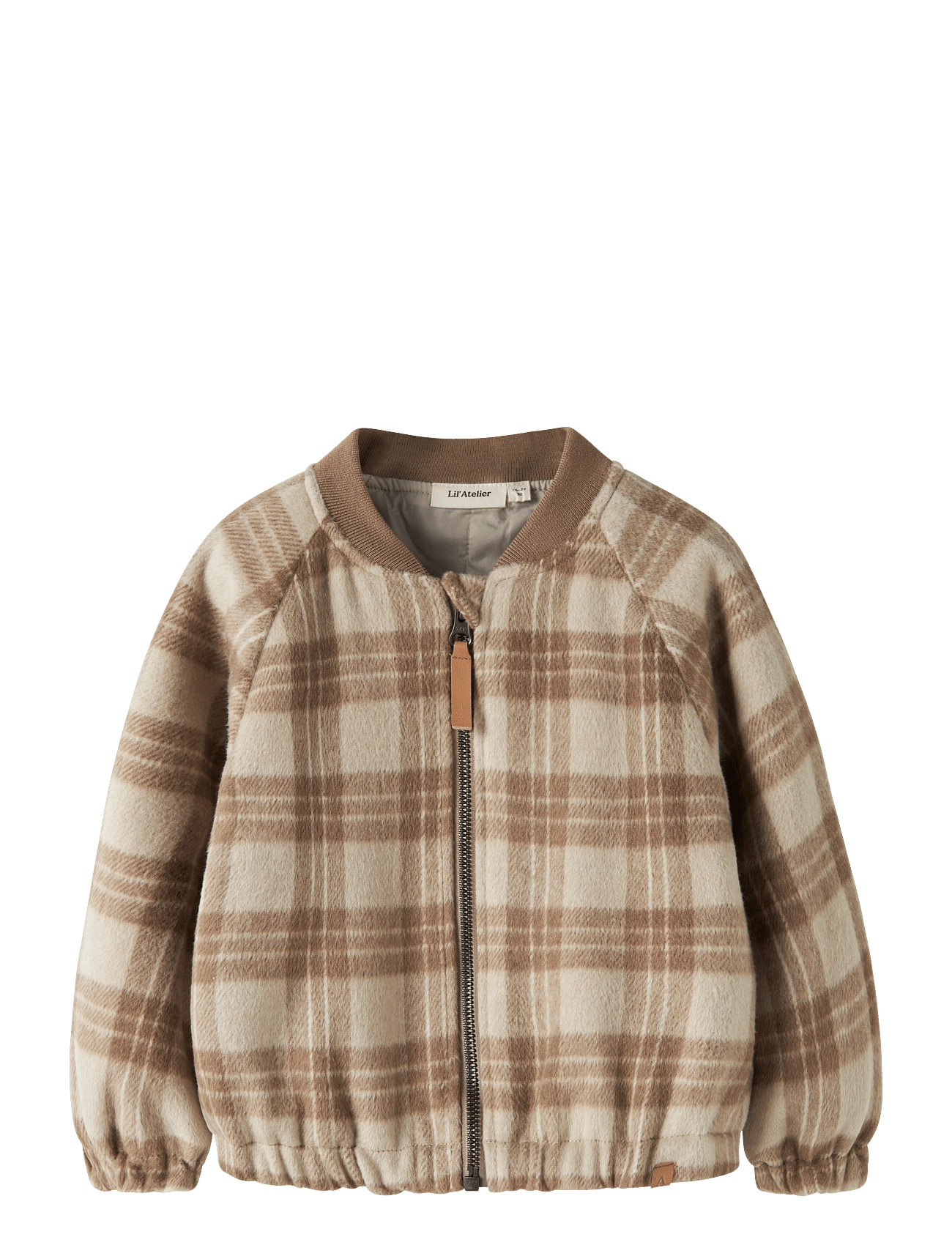 Lil'Atelier Nmmnima Bomber Jacket Lil - Beige - 122-128