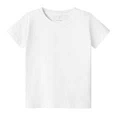 Name It T-shirt - Nej - NmfVibbi - Bright White - Name It - 4 år (104) - T-shirt