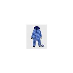 Waterproof Softshell Overall Comfy Skulls Blue Jumpsuit