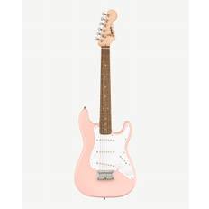 Squier Mini Stratocaster®, Laurel Fingerboard, Shell Pink