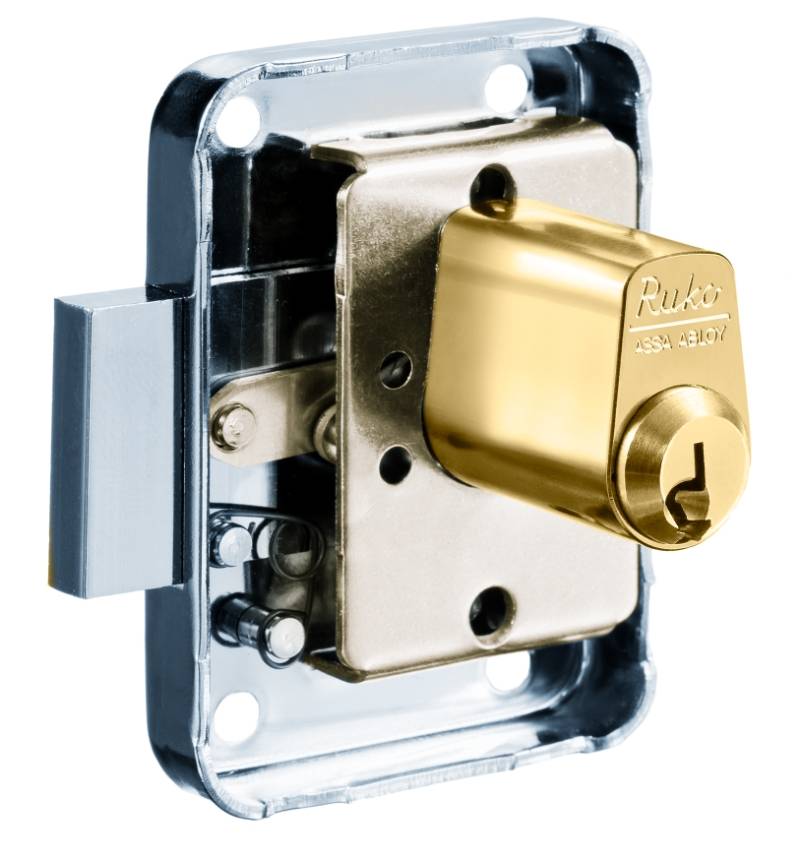 Assa Abloy Ruko møbellås RD1614 SK Messing