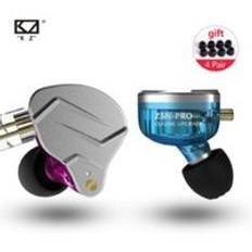 Kz zsn pro 1ba+1dd hybrid in ear earphone hifi dj monito running sport earphone earbud kz zs10 pro as10 kz zsx kz zsn pro as06 - Gr&#xE5; ingen mikrofon