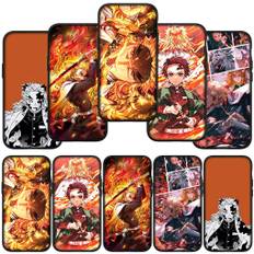 Phone Case for Samsung Galaxy S25 S24 S23 iPhone 16 15 Xiaomi Redmi Note 14 13 12 16E 11 Pro Max OPPO Moto Huawei Rengoku Kyoujurou Demon Slayer Cover for Samsung Galaxy S22 Ultra hjort
