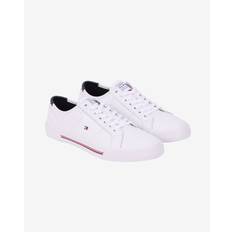 Tommy Hilfiger Læder vulc sneakers - Hvid - Str. 46 - Modish.dk