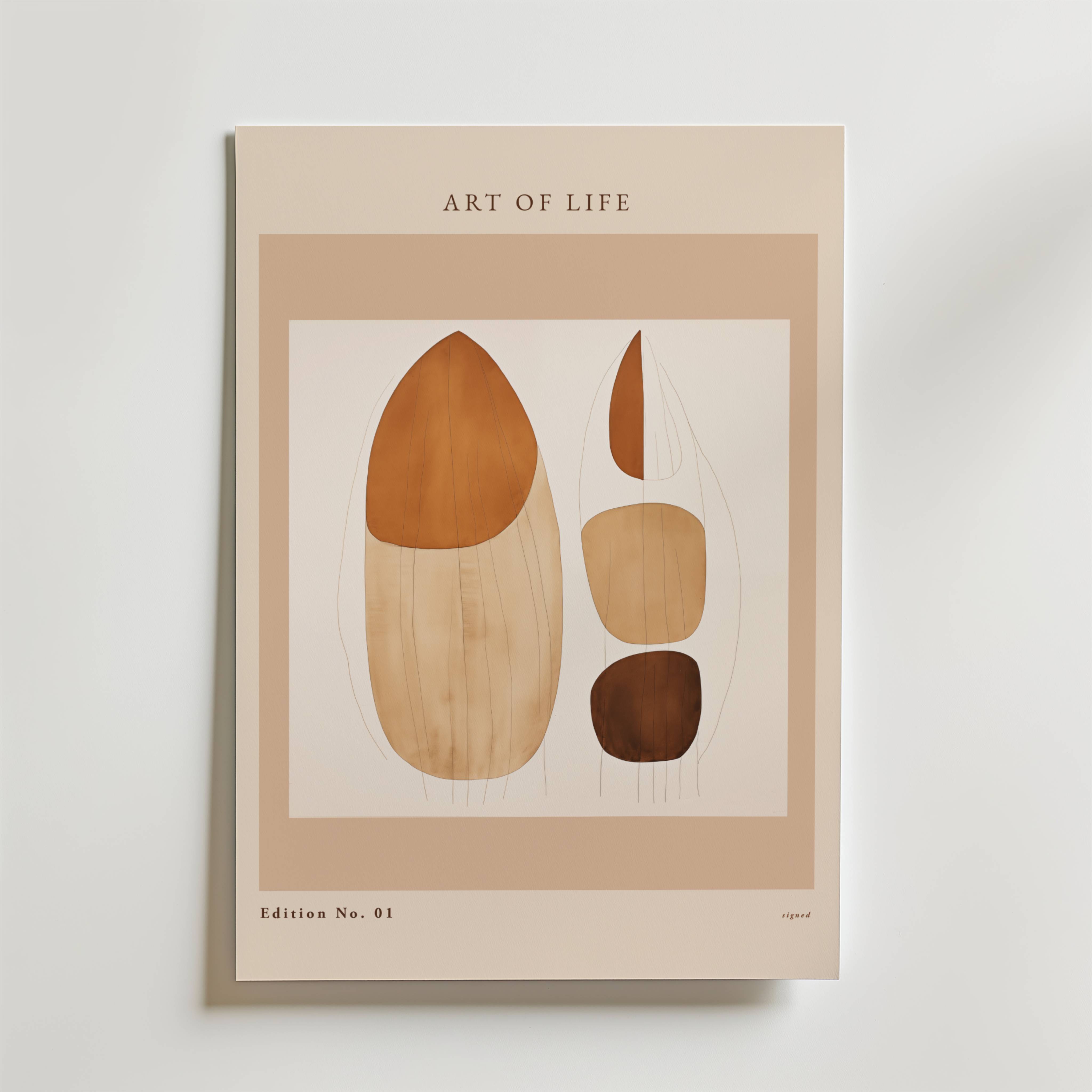 Art of Life Poster - Premium Canvas 21x30 cm