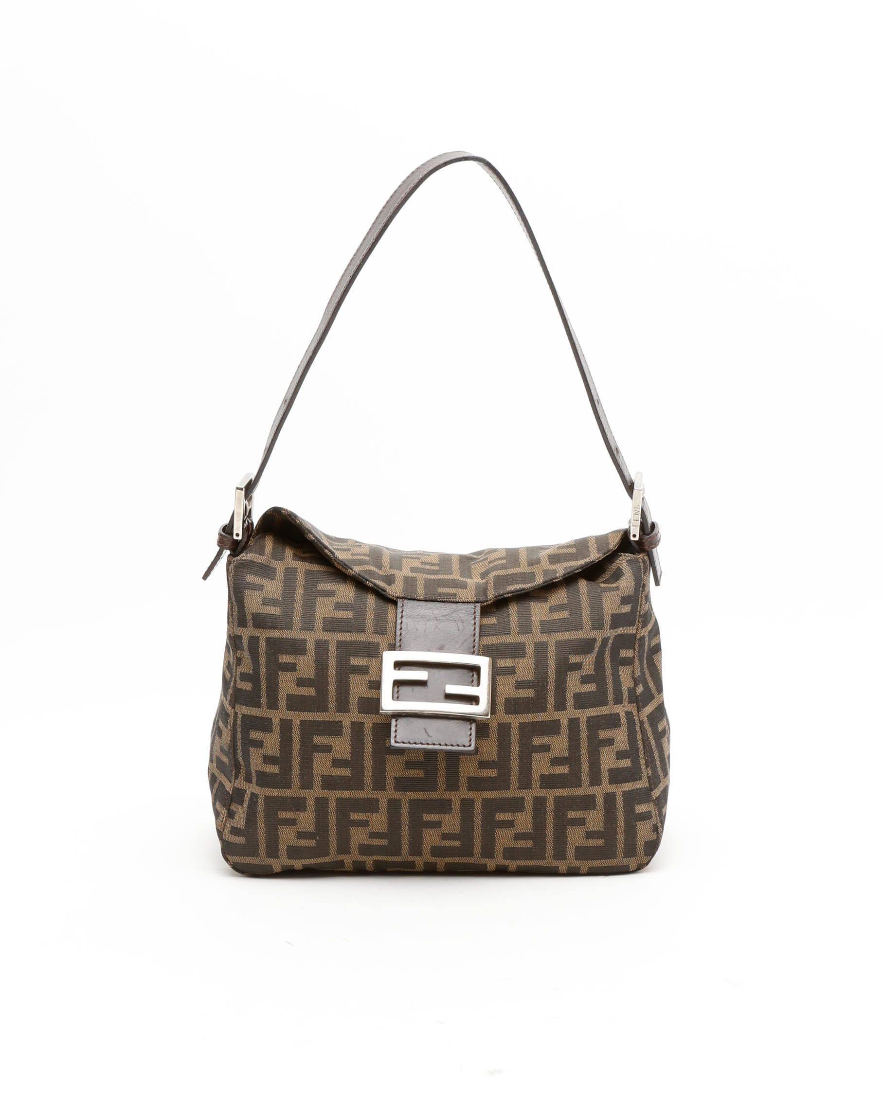 Fendi Zucca Shoulder Bag - One Size