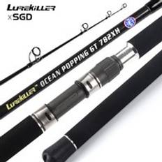 Lurekiller Ocean Popping Fishing Rod GT Popping Rods 2.28m/2.35m/2.54m Lure 60-180g Boat Rod 28KG Japan Fuji Surf Fishing Rod