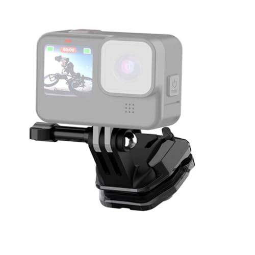 Motorcykel vindruteklipp för GoPro Hero 12 11 10 9 8 7 6 5 4 DJI OSMO 3 Pocket Insta 360 X4 X3 X2 Action kamera smart telefon, klämma aluminiumlegering Go-Pro montering