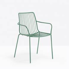 Stol Nolita 3656 - Med armlæn, Farve Green (VE100E)