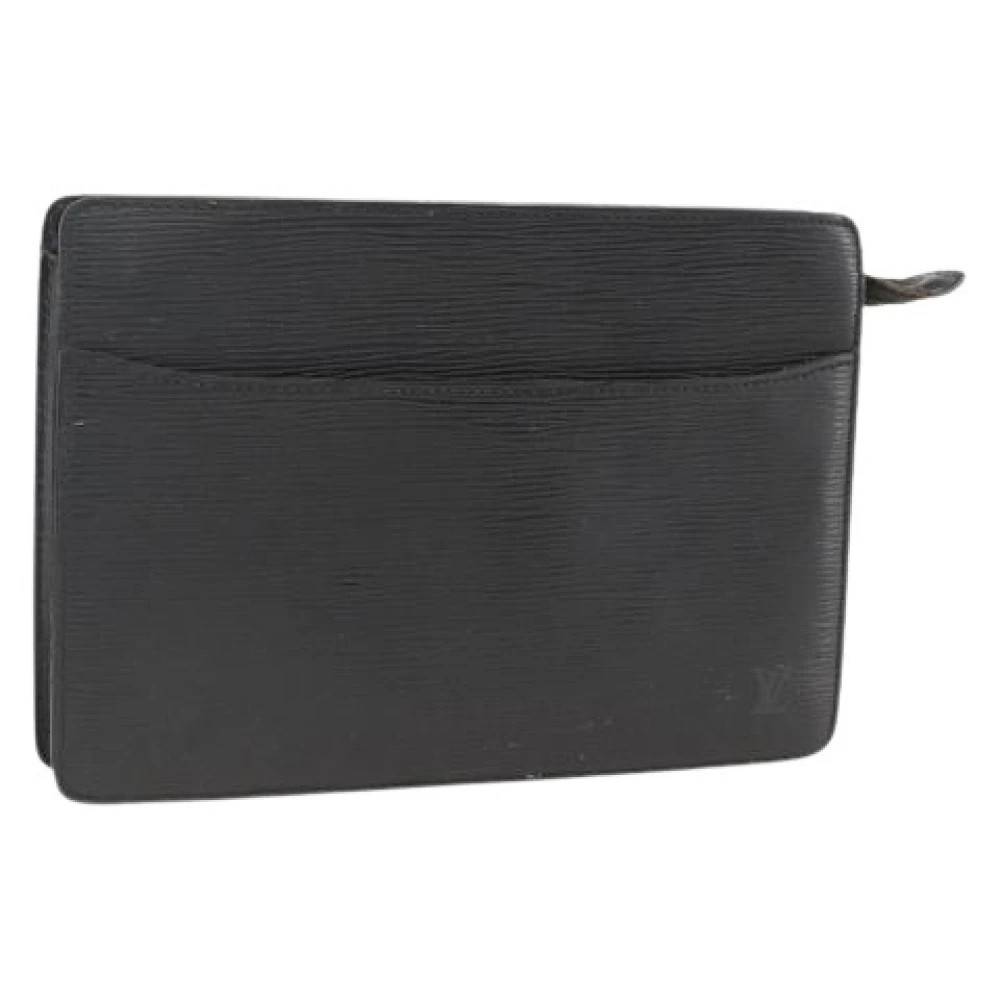Louis Vuitton Vintage Pre-owned Vintage Epi Clutch Taske - Vintage - Dame - Sort - ONE SIZE - Læder