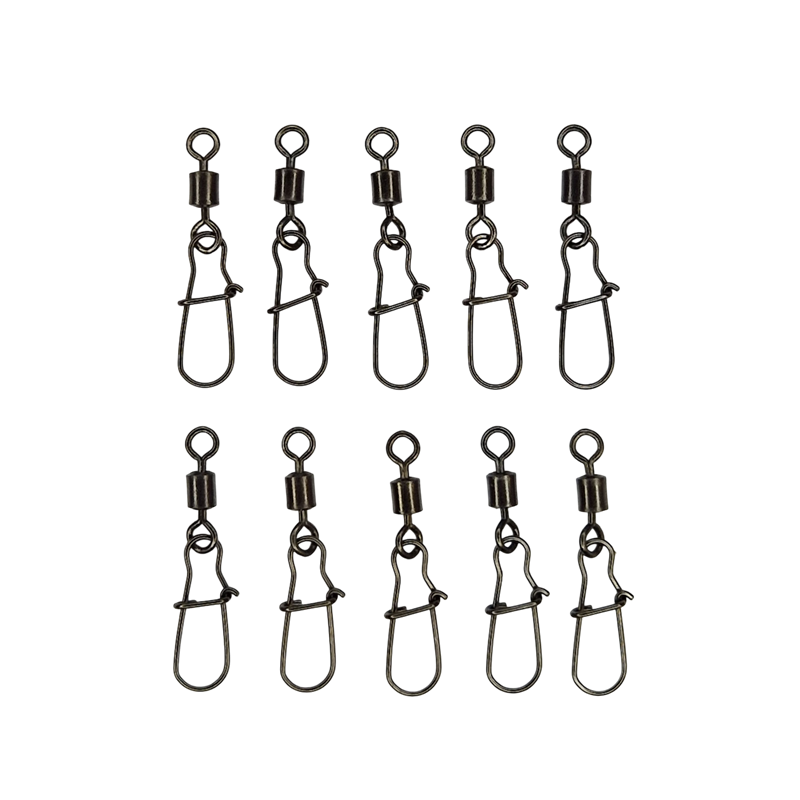 AGS Strong Snap&Swivel Stl 4 - 32 kg (10-pack) - Beteslås