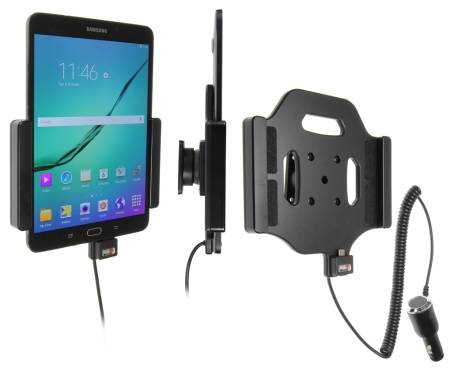 Brodit Aktiv holder med cigarettkontakt, Samsung Galaxy Tab S2 8.0 SM-T713 /SM-T719