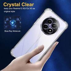1 st Realme-serien, OnePlus-serien transparent telefonskal, telefonskyddsfodral, telefonskal, telefonskal, fallskyddande telefonskal, transparent tele - Genomskinlig (Multi-size)
