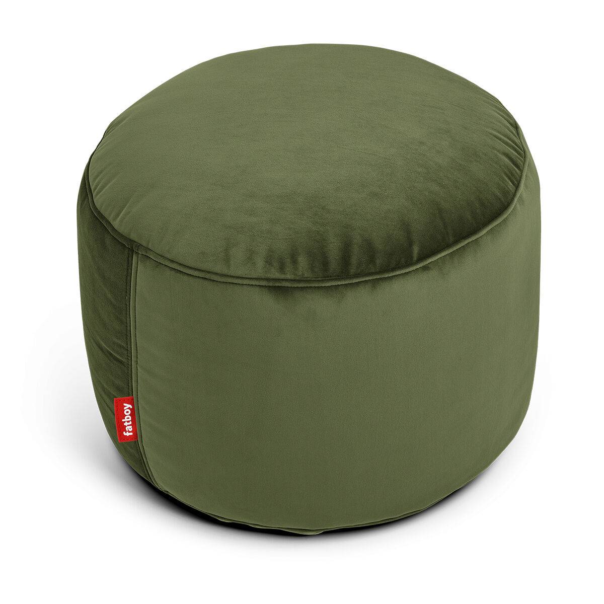Point velvet Recycled skammel fra Fatboy Deep Green - Jacobsen Plus