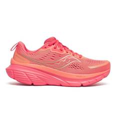 Saucony Guide 18 Löparskor Dam - Röd, Perfekt för Pronation och Långdistanslöpning