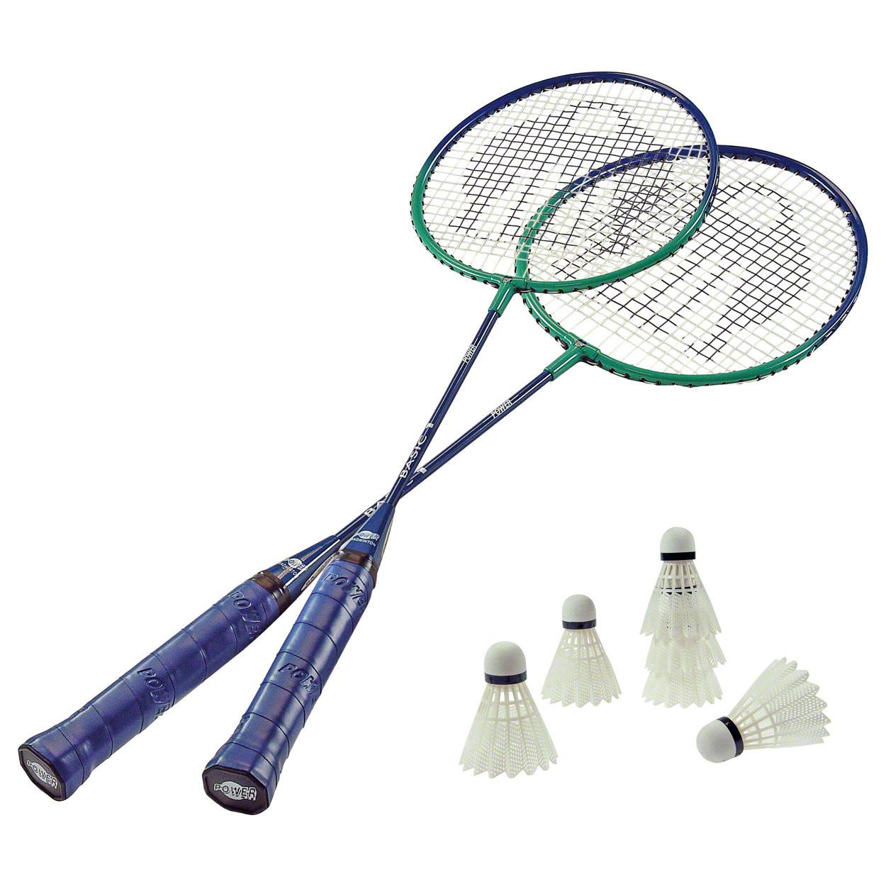 Badminton Sæt med 2 ketsjer & 6 bolde - Standard
