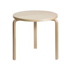 Artek - Aalto Bord 90B, Björkfanér, Klarlackad - Matbord - Alvar Aalto - Träfärgad - Trä