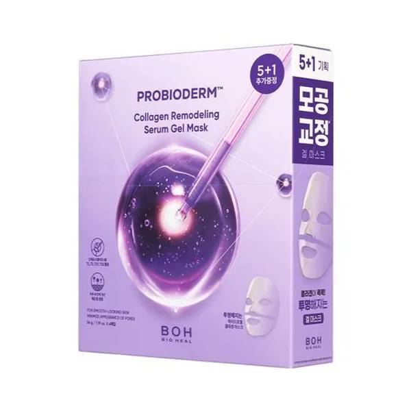 BIOHEAL BOH - Probioderm Collagen Remodeling Serum Gel Mask - 34g*6ea - No Color