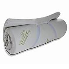 TOPPER Visco 4 cm högt minnesskum, korrigerare för madrasser med avtagbart tyg och elastiska hörn. 100 % allergivänlig italiensk madrassstorlek 130 x 190