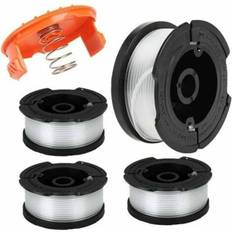 Nylon Line Spole Erstatningsdele til Black & Decker A6481 A6485 AF-100 Trimmer (Linjelængde 30ft Diameter?1.65mm) (Black & Decker AF-100, 4stk)