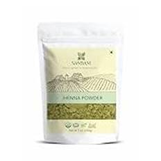 SAMYAM Pure Henna Powder – 200 g pack | Naturlig hårfärg, trippelsifted rajasthani henna, PPD-fri
