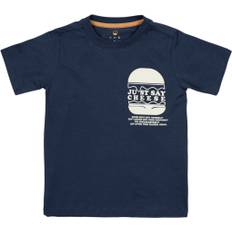 The New Tnneely S_S Tee Stl. 122-128 cm/7-8 år pojkar - Kortärmade T-shirts Från Magasin - Mood Indigo (122-128 cm/7-8 år)