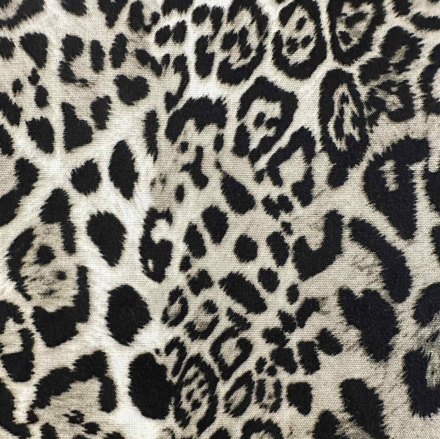 Bomulds Poplin M/Dyreprint.