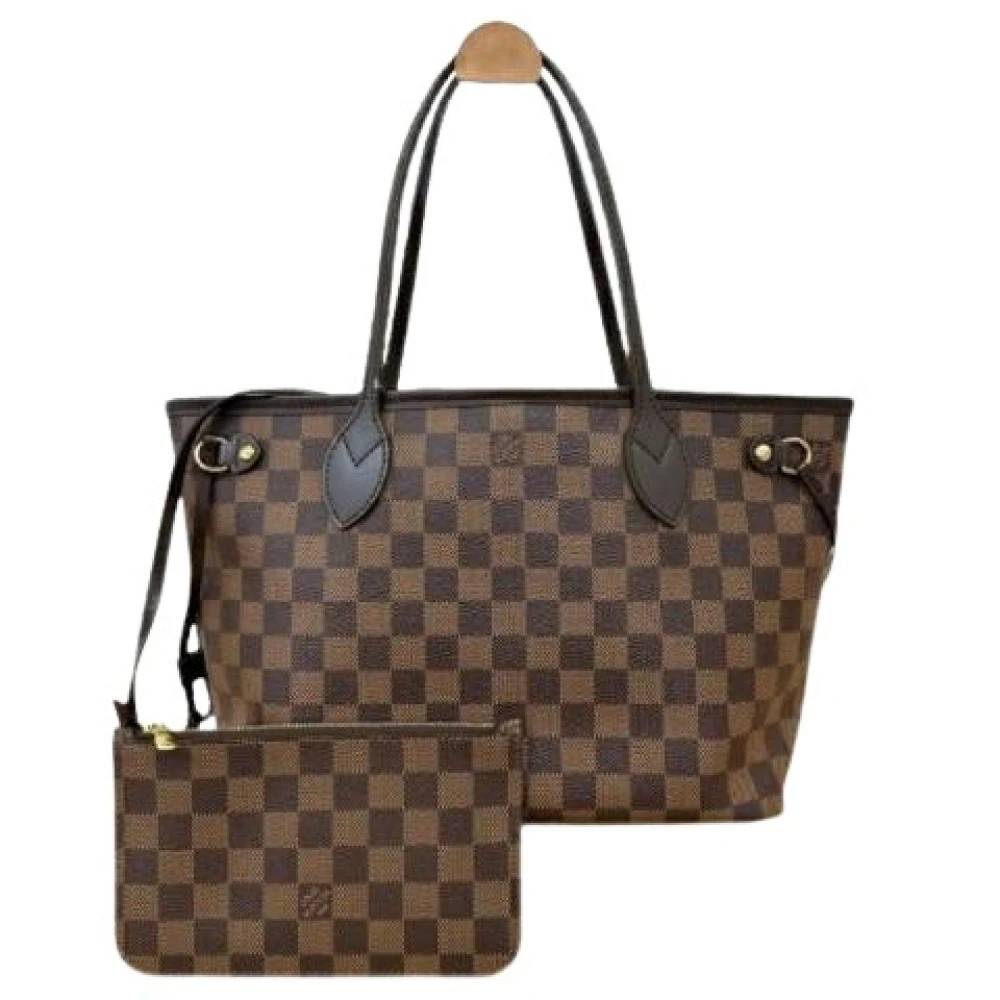 Louis Vuitton Vintage Pre-owned Damier Graphite Tote Bag - Vintage - Dame - Brun - ONE SIZE - Læder