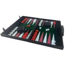 43 cm Backgammonspil, Sort