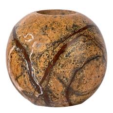 Sagaform - Sten ljusstake 6 cm brun