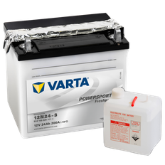 VARTA MC Batteri 12V 24AH 200CCA (186x125x178mm) +höger 12N24-3