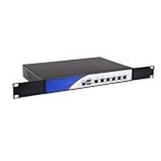 HUNSN Micro Firewall Appliance, Mini PC, Pfsense, Mikrotik, OPNsense, VPN, Router PC, Core I7 1165G7, RS03, AES-NI, 6 x I226-V 2.5Gbe, 2 x USB, COM, VGA, 4G RAM, 128G SSD