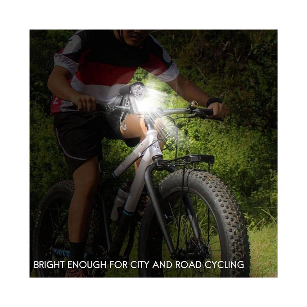 2X Bike Front and Ebike Rear Light Set Input 36V 48V 52V 60V with DK336 Light Horn Turning E-Bike Light