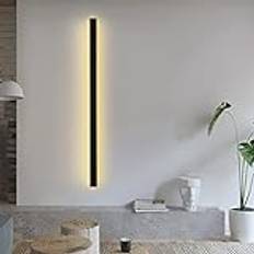 Utomhus LED Lång Strip Vägglampa, Monterad Nordic Wall Sconce, Sänglampa Dekoration Linjär Vägglampa Korridor Trappor Vägglampa, LED Sconce Armaturlampor (varmt ljus 50cm/14w)