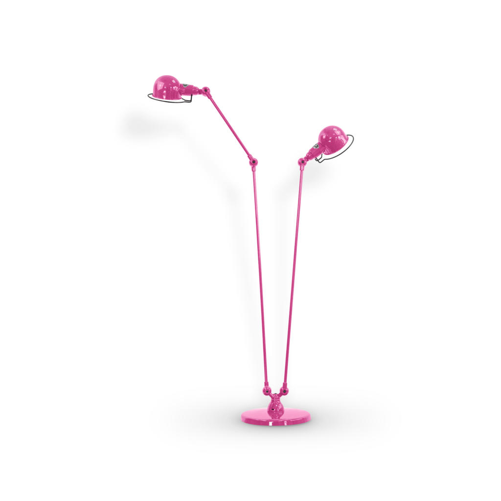 Signal SI8380 gulvlampe fra Jieldé - Pink / Blank