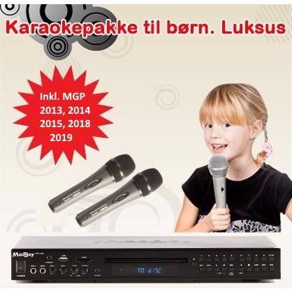 Karaokepakke til børn. Luxus.