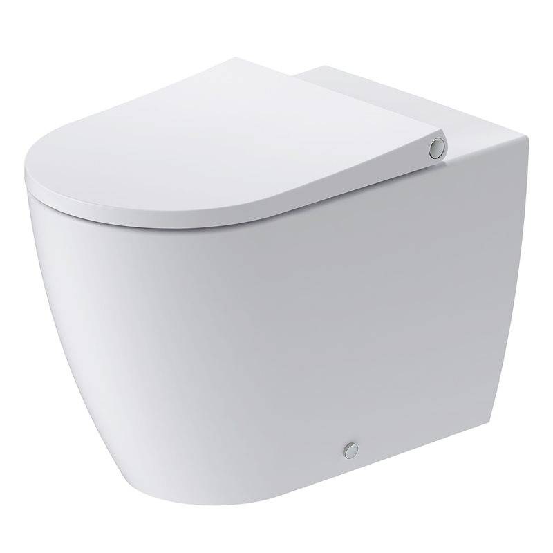 Toalettstol Duravit Bento Starck Box D4600 med Mjukstängande Hårdsits Mattvit